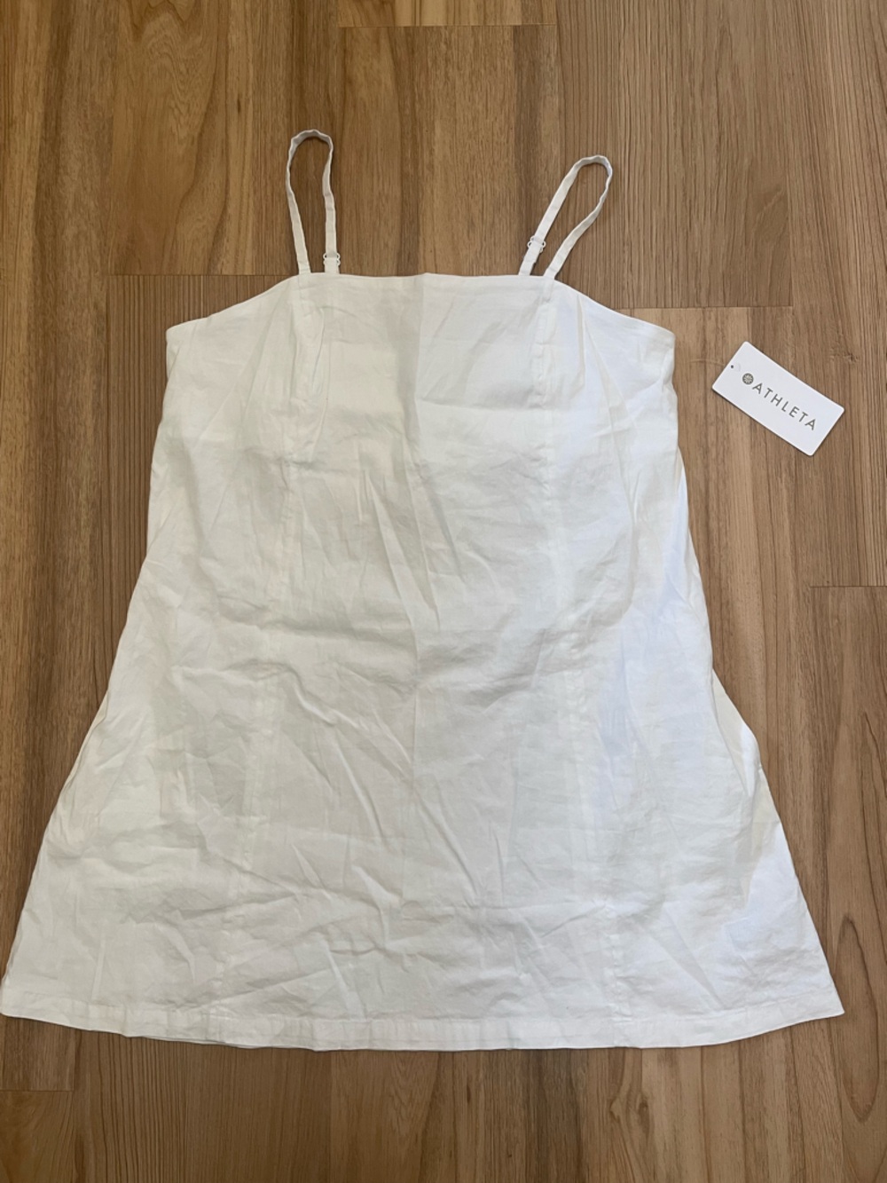 Athleta Paradise Cami Dress White Size L